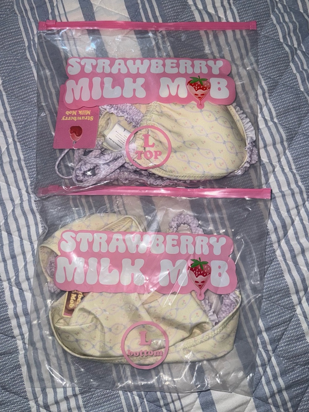 Brand New Strawberry Milk Mob Bikini